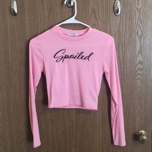 Crop pink spoiled too XS